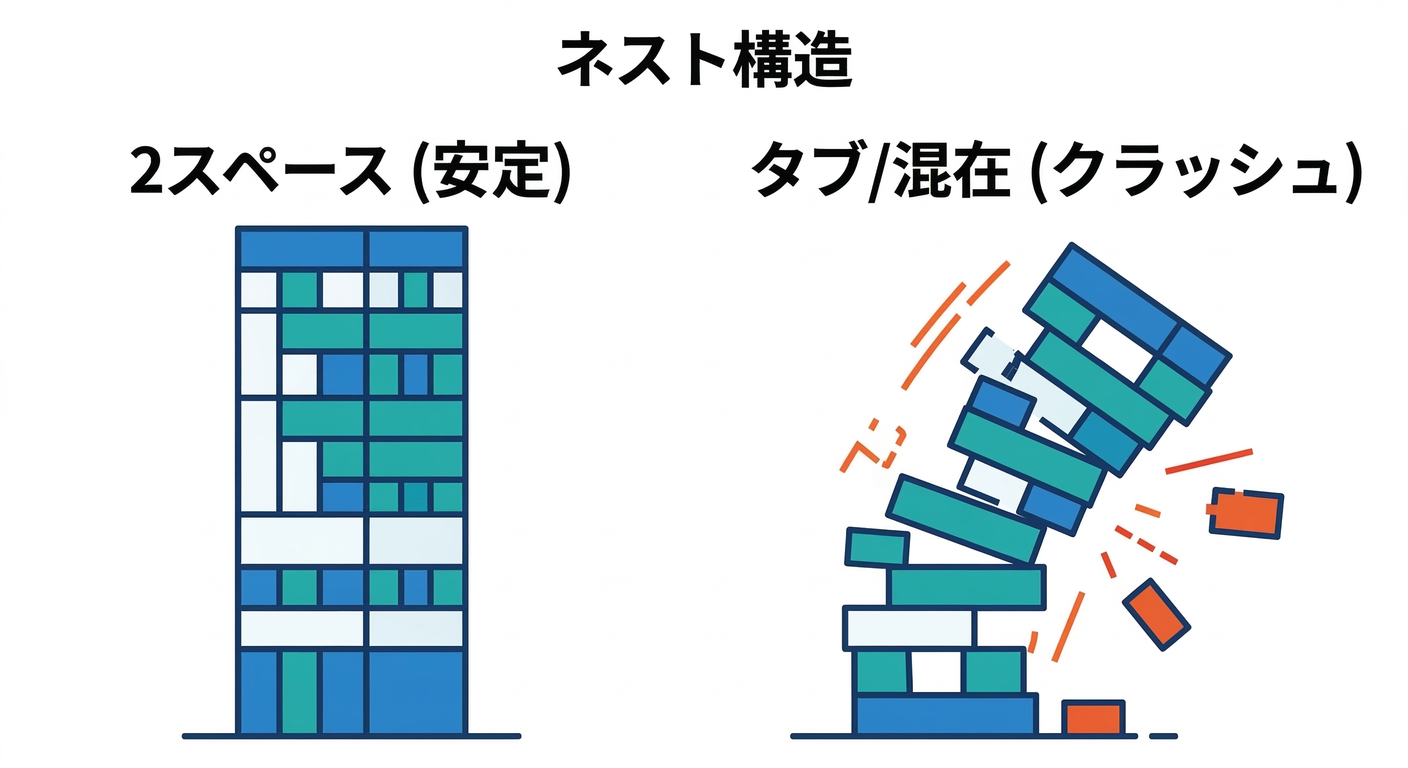 YAML Indentation Structure