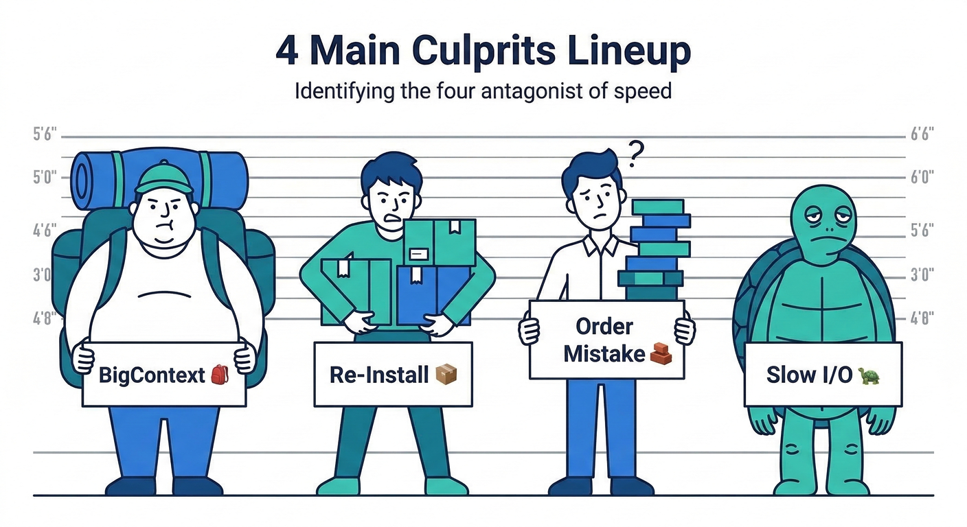 The 4 Main Culprits Lineup