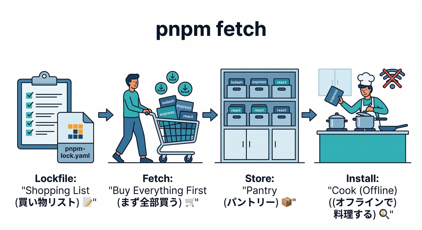 pnpm fetch Concept