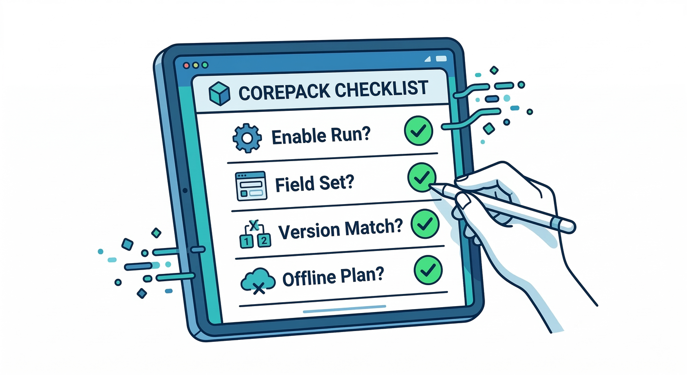 Corepack Checklist