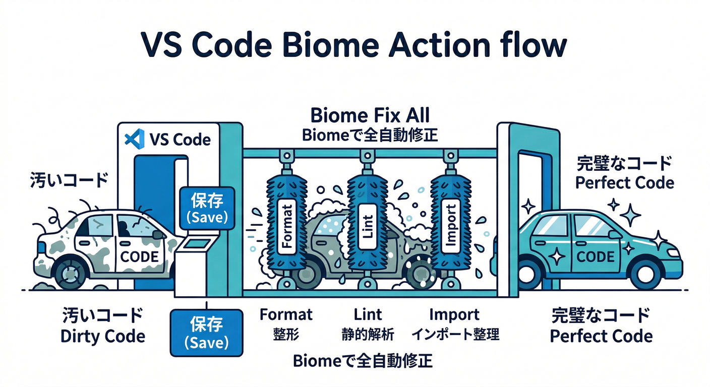 VS Code Biome Action