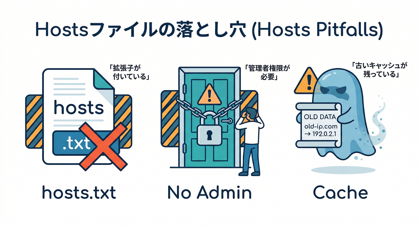 Hosts Pitfalls