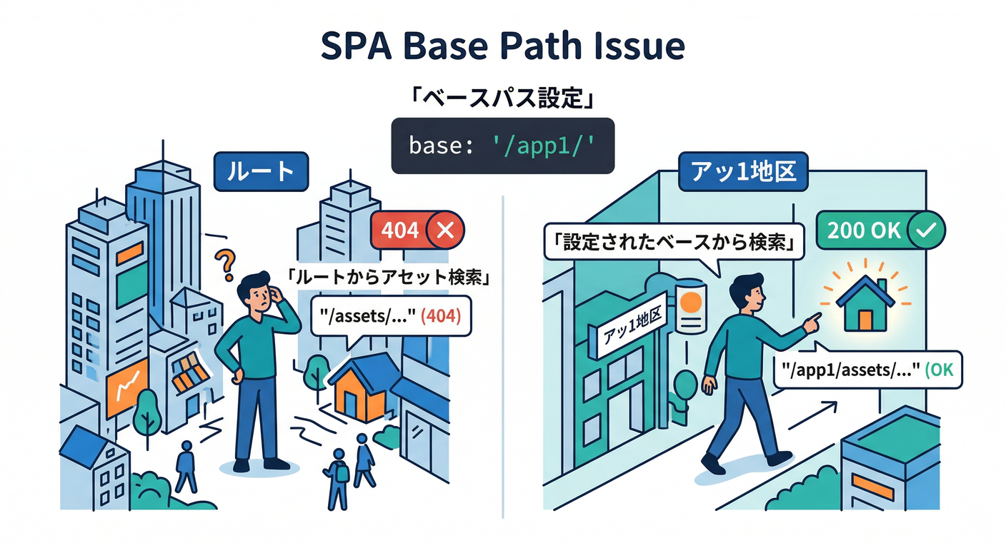SPA Base Path Issue