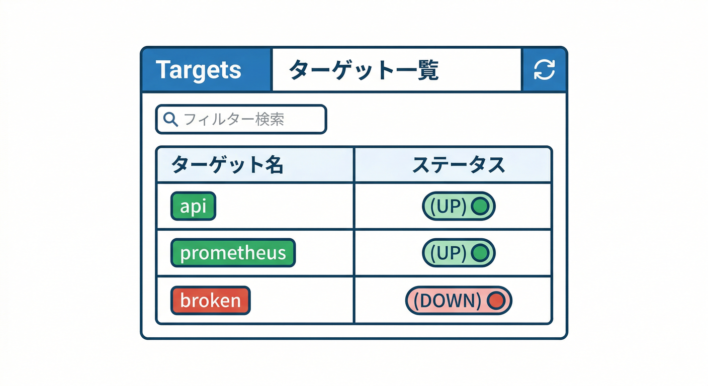 Targets Page Mockup