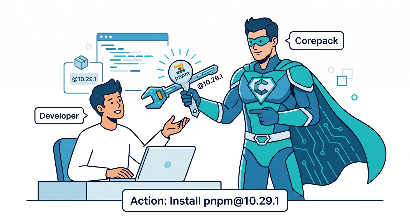 Corepack Hero