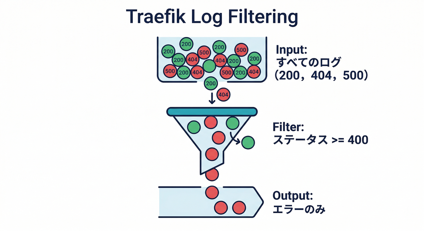 Traefik Log Filtering
