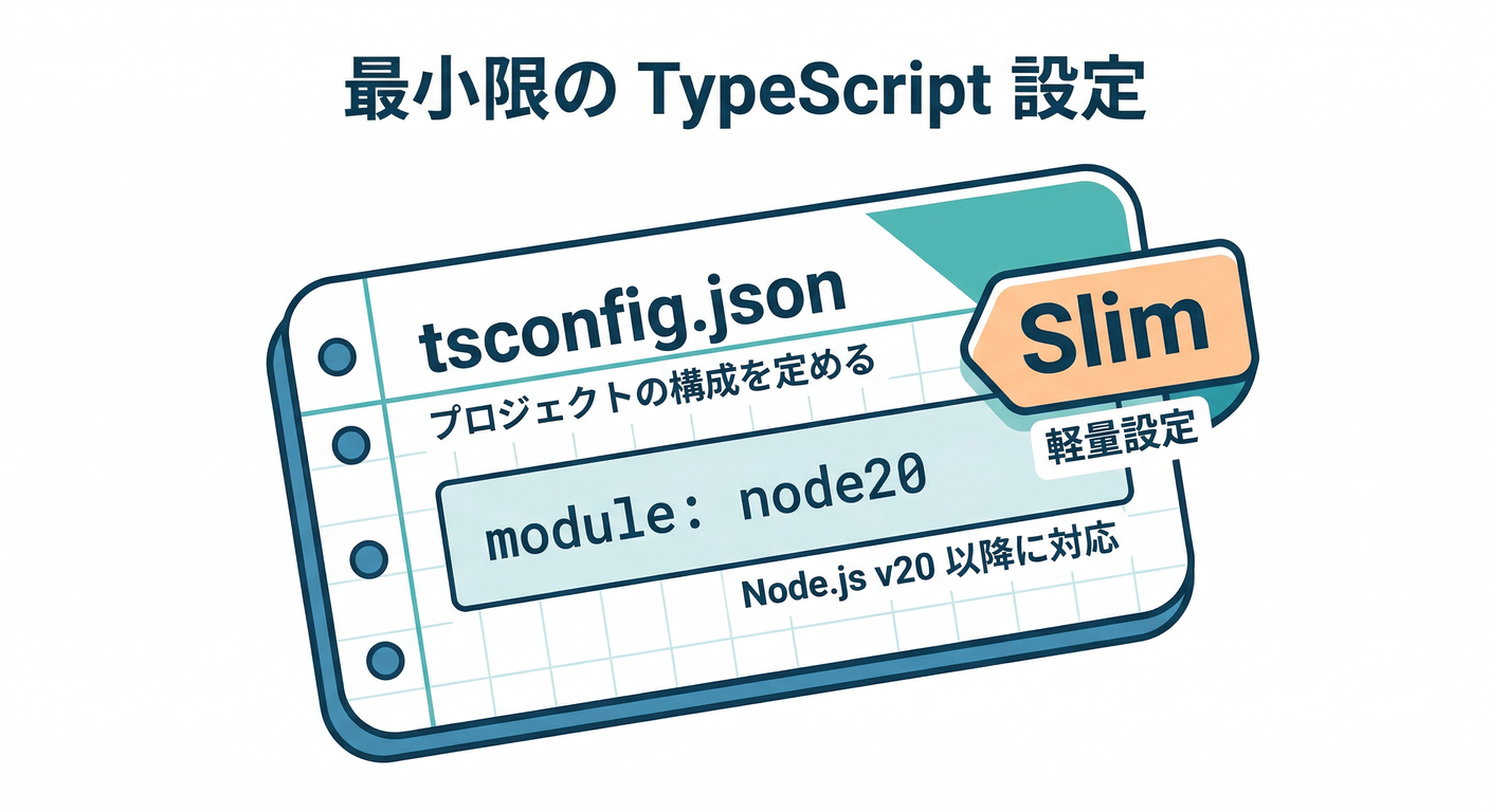 Minimal tsconfig